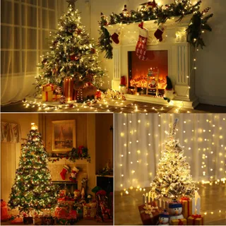 Moxled Kerstverlichting Lichtsnoer 10M 100LED Waterdicht — miniatuur 2