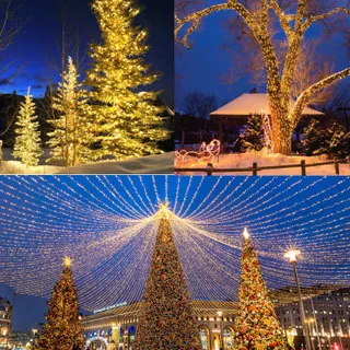 Moxled Kerstverlichting Lichtsnoer 10M 100LED Waterdicht — miniatuur 4