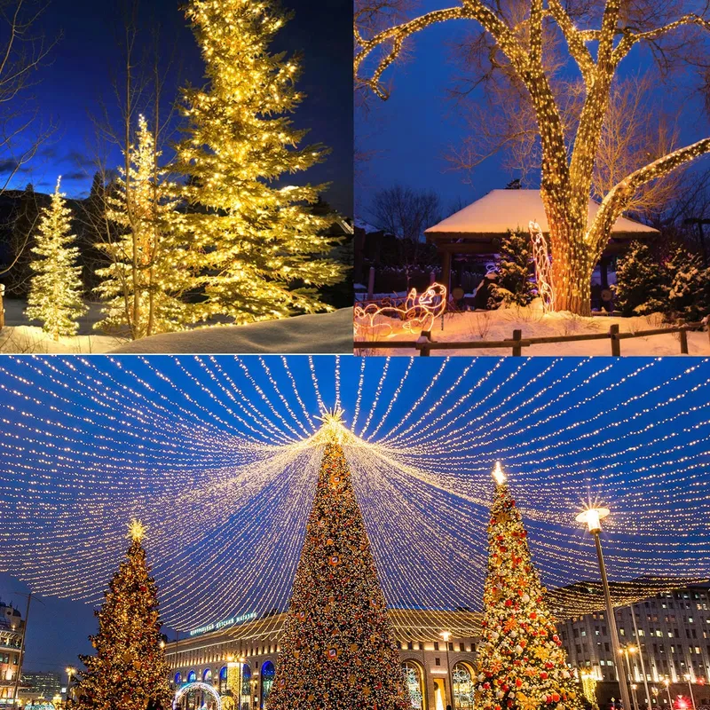 Moxled Kerstverlichting Lichtsnoer 10M 100LED Waterdicht — foto 4