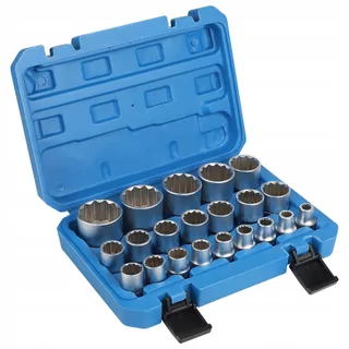 CPROSP Dopsleutelset 21-delig 8-36mm CR-V Staal
