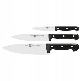 ZWILLING Twin Chef Messenset 3-delig Roestvrij Staal Zwart Handvat