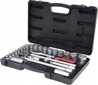 KS TOOLS Dopsleutelset 1/2" 28-delig met Ratel