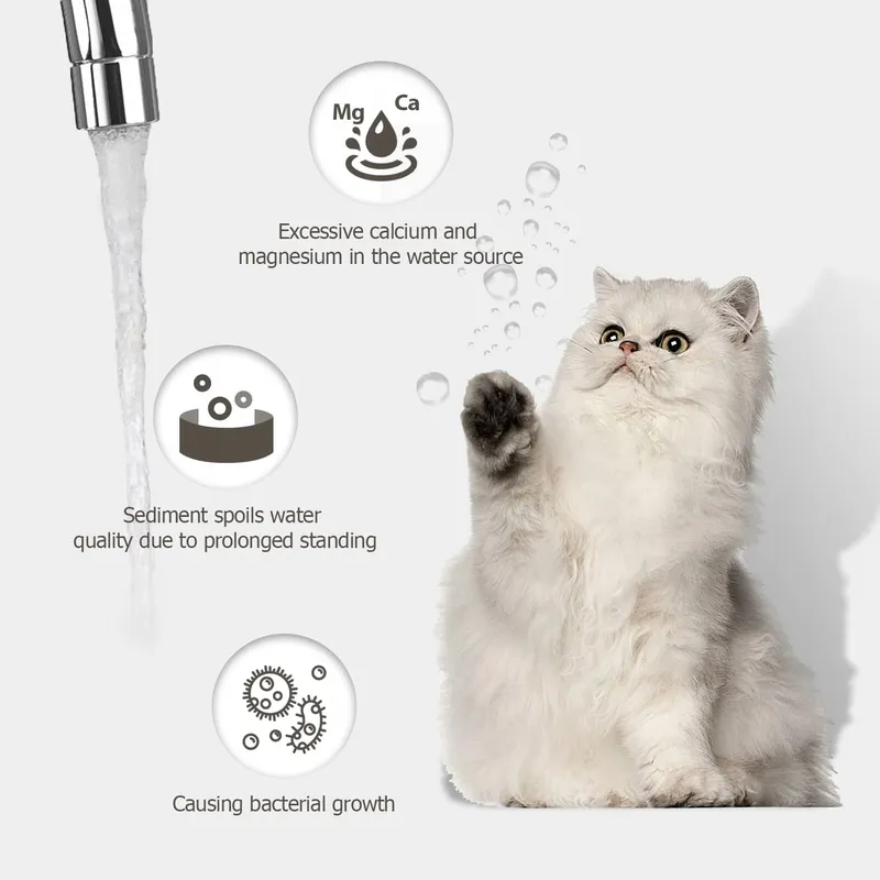 PEKTACO Fonteinfilters Kat en Hond 3 Stuks — foto 2