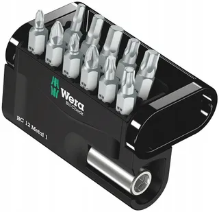 WERA Bit-Check Metal 1 Bitset 12-delig Duurzaam