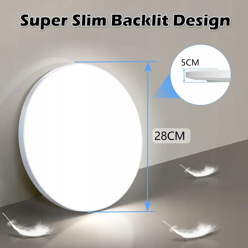 OUILA LED Plafondlamp 24W 6500K IP44 Badkamer Keuken Slaapkamer — foto 3