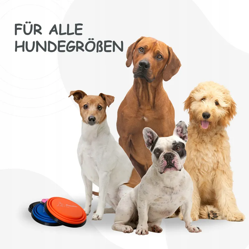 PETSATION Opvouwbare Hondenbak 350ml voor Onderweg Blauw — foto 4