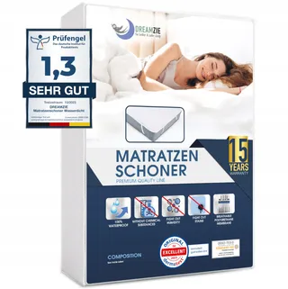DREAMZIE Matrasbeschermer 200x220cm Waterdicht OEKO-TEX