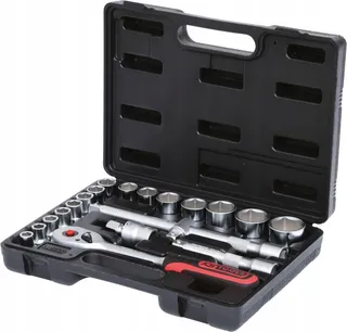 KS TOOLS Dopsleutelset 1/2" 20-delig met Ratel