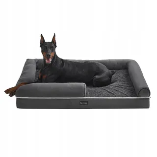 FEANDREA Orthopedisch Hondenbed Afneembare Hoes 120x85x20cm