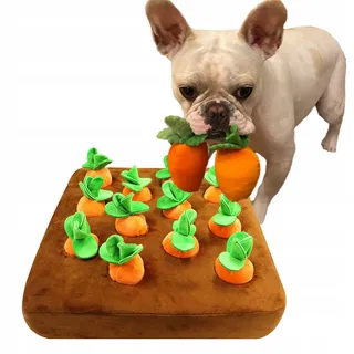 CELAWORK Interactief Speelgoed Hond Pluche Wortel Snuffelmat