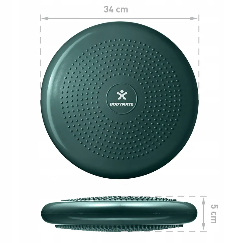 BODYMATE Balanskussen met Pomp Groen 34cm — foto 5