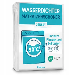 TWINZEN Matrasbeschermer 60x120cm Waterdicht Ademend