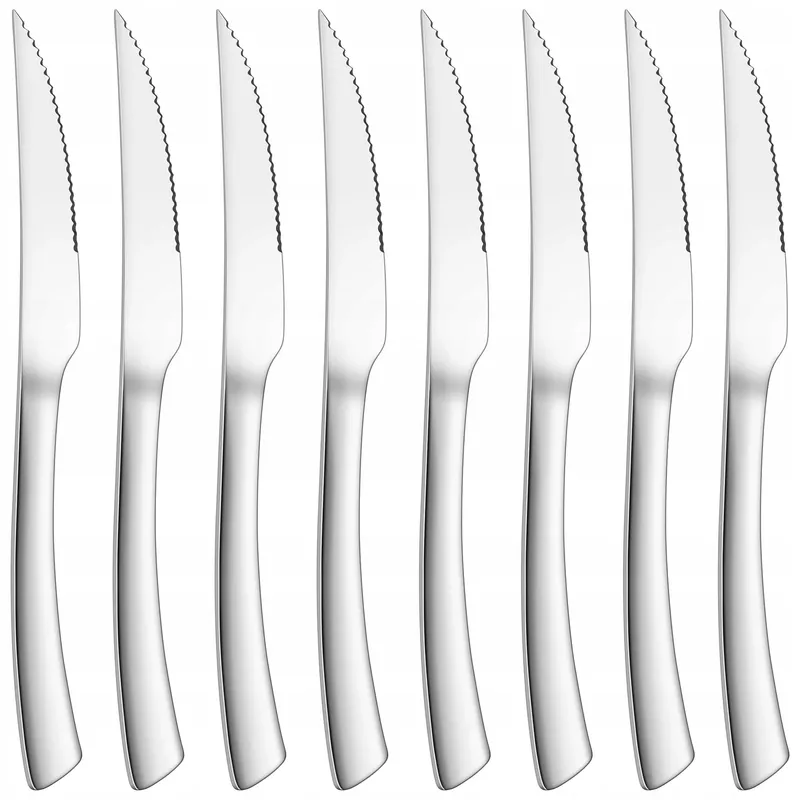 JOYFAIR Steakmessenset 8-delig Rvs 23cm Gepolijst — foto 1
