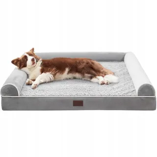 WESTERN HOME Orthopedisch Hondenbed Grote Honden Grijs 91x68x16.5cm