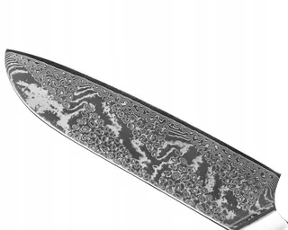 WAKOLI Nitoko Santokumes 18cm Damast 67 Lagen G10 Handvat — miniatuur 8