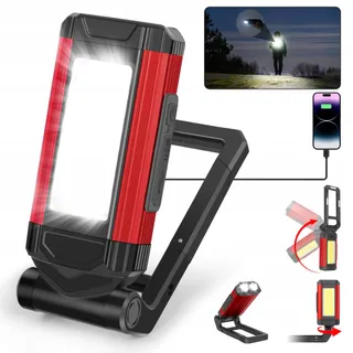 DAPHOMEU LED Werklamp Oplaadbaar 360 Magneet COB
