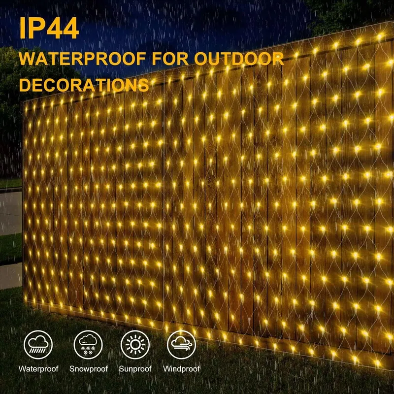 CORST Lichtnet Waterdicht Afstandsbediening 6x2M 300LED — foto 3