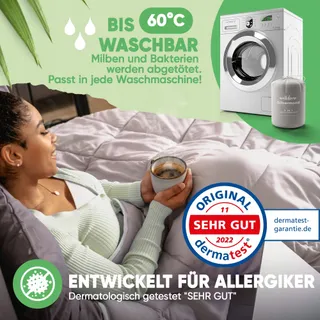WELLDORA Opticlima Winterdekbed Antiallergie 155x220 Oeko-Tex — miniatuur 4