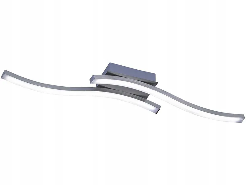 REALITY LEUCHTEN Route LED Plafondlamp 5W Nikkel Mat Wit Acryl — foto 1