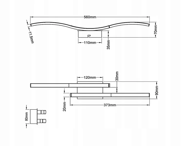 REALITY LEUCHTEN Route LED Plafondlamp 5W Nikkel Mat Wit Acryl — foto 4
