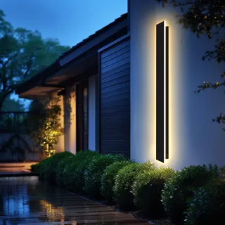 LED Wandlamp Buiten Binnen Zwart IP67 125x5cm 39W