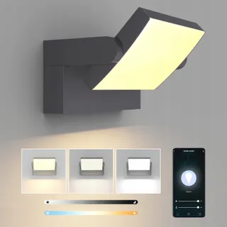 KLIGHTEN LED Wandlamp 24W Buiten App-bediening IP65