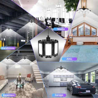 YIQIBRO LED Lamp 200W 20000LM 7000K Garage Werkplaats Kelder — miniatuur 6