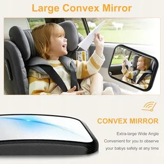 YOVKOK Babyspiegel Auto 360° Universeel — miniatuur 6