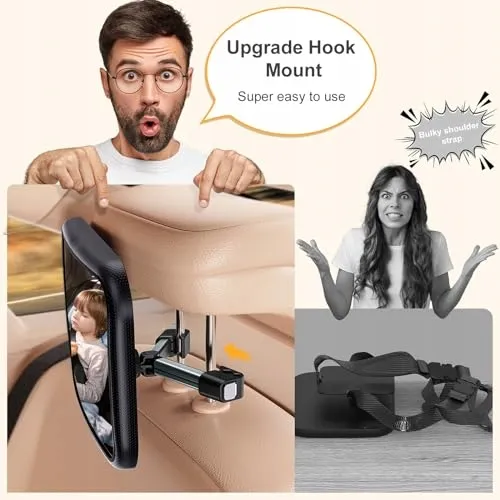 YOVKOK Babyspiegel Auto 360° Universeel — foto 5