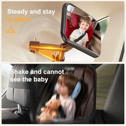 YOVKOK Babyspiegel Auto 360° Universeel — foto 2