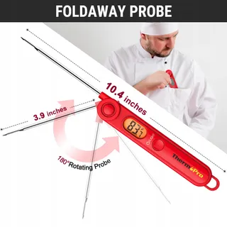 THERMOPRO TP03B Digitale Grillthermometer Lange Sonde
