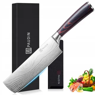 PAUDIN Japans Keukenmes 17cm Roestvrij Staal Ergonomisch Handvat