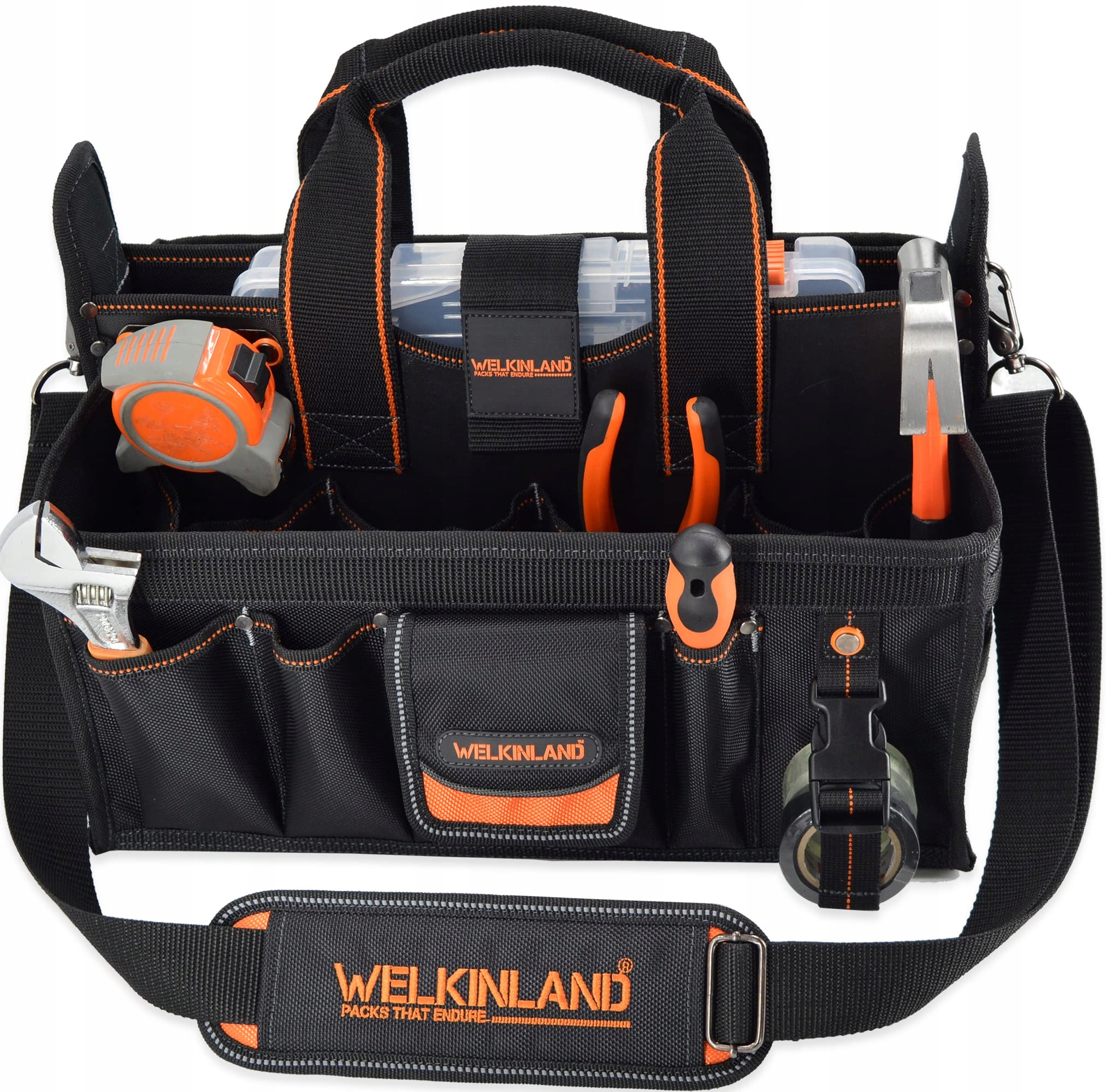WELKINLAND Gereedschapstas Elektricien met Organizer