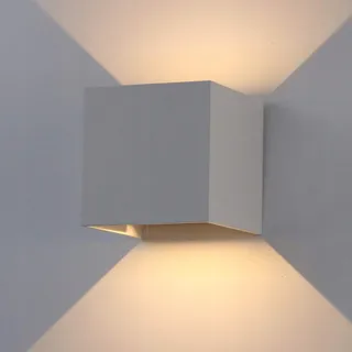 K-BRIGHT LED Wandlamp 12W Verstelbare Lichtstraal IP65 Grijs