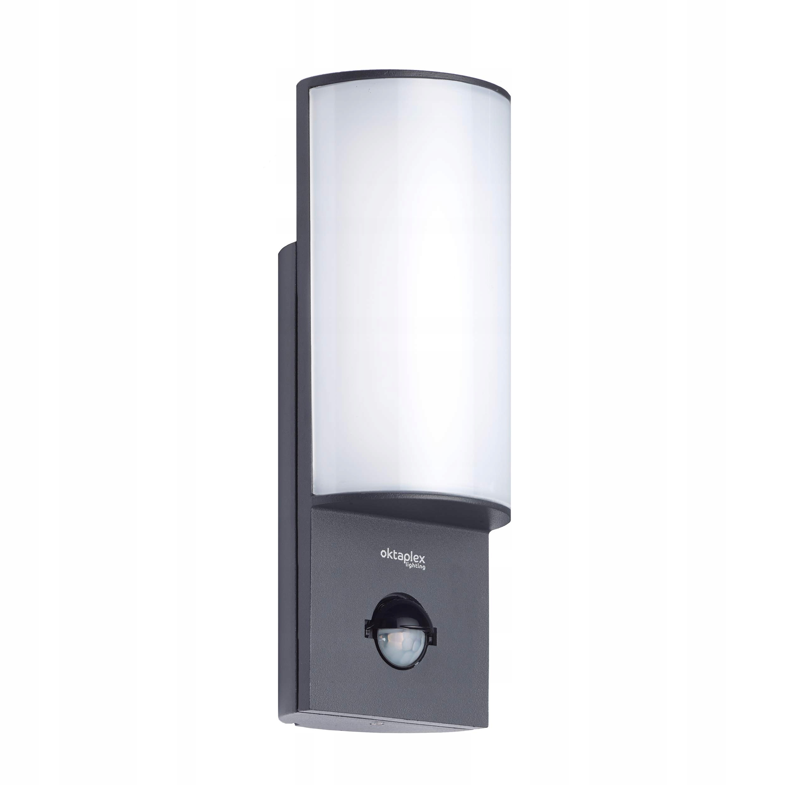 OKTAPLEX LIGHTING LED Buitenlamp Bewegingsmelder 10W IP54 Antraciet