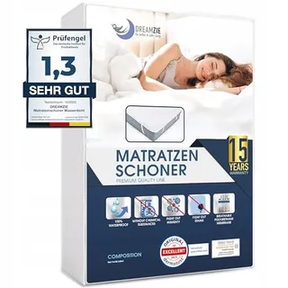 DREAMZIE Matrasbeschermer 180x200cm Waterdicht OEKO-TEX