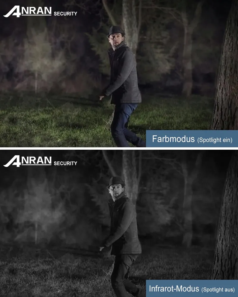 ANRAN Camera Buiten 2K HD Solar WiFi 2.4GHz 2 Stuks — foto 6