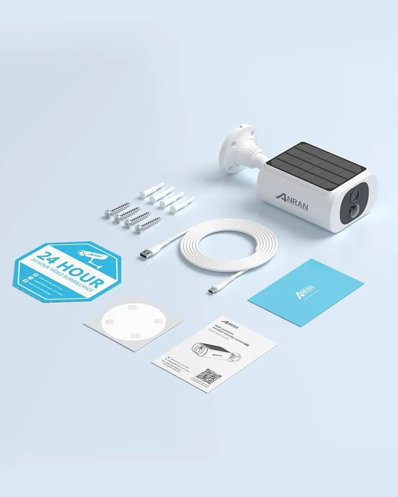 ANRAN Camera Buiten 2K HD Solar WiFi 2.4GHz 2 Stuks — foto 9