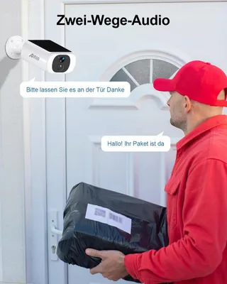 ANRAN Camera Buiten 2K HD Solar WiFi 2.4GHz 2 Stuks — miniatuur 5