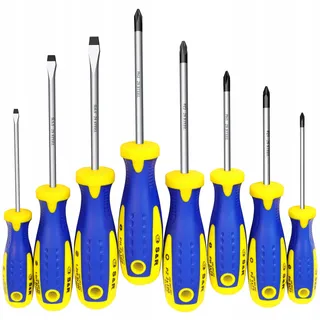 S&R Schroevendraaierset 8-delig Magnetisch PH PZ SL Ergo