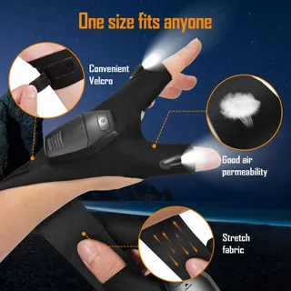 KEZKALS LED Handschoenen Vissen Cadeau voor Mannen Valentijn — miniatuur 4