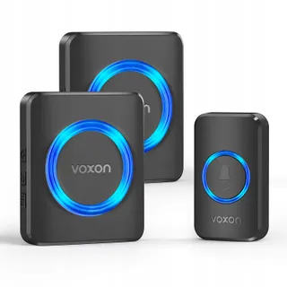 VOXON Draadloze Deurbel 400m Waterdicht IP65 2 Ontvangers