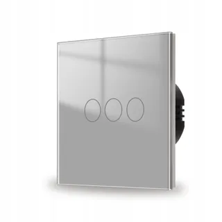 JIMEIDA Touch Schakelaar 3-Kanaals Glazen Paneel LED