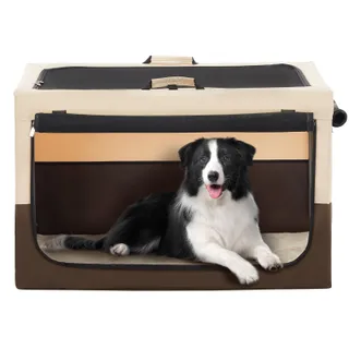 PETSFIT Opvouwbare Transportbox met Kussen 90x61x58cm