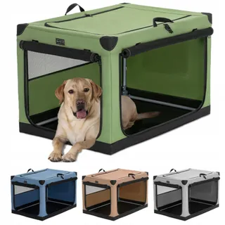 PETSFIT Opvouwbare Hondentransportbox Groen L