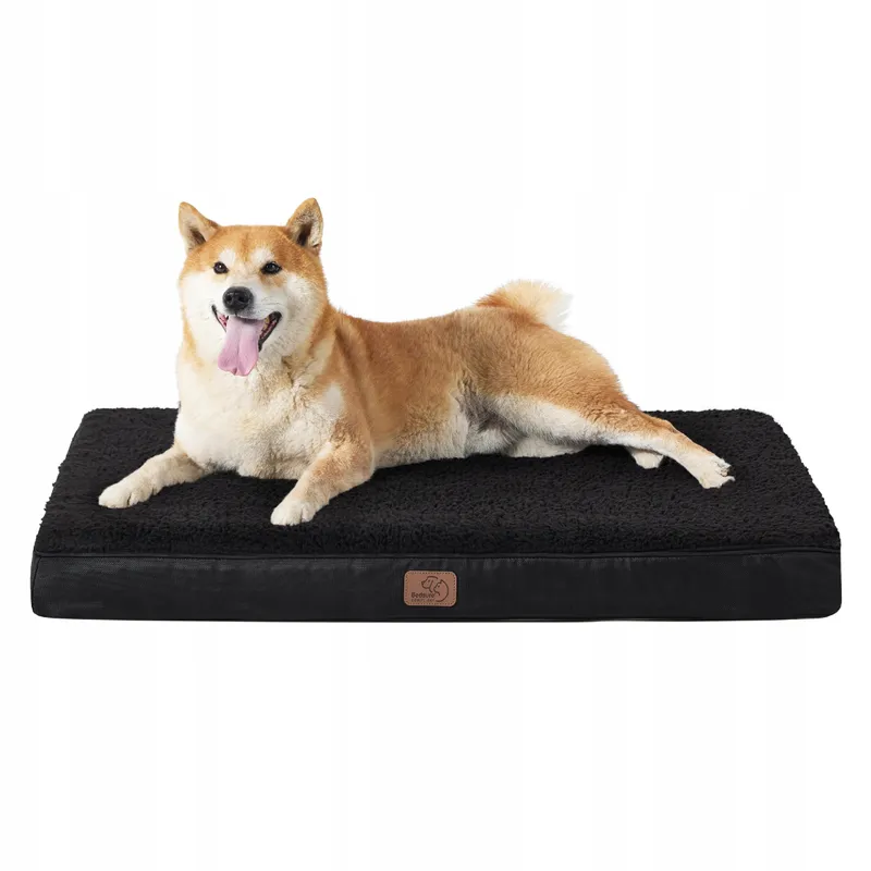 BEDSURE Orthopedisch Hondenbed Middelgrote Honden 91x69x7.6cm Zwart — foto 1