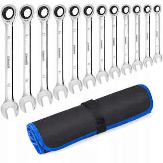 SORAKO Ratelsleutelset 12-delig 72 Tanden 8-19mm Metrisch
