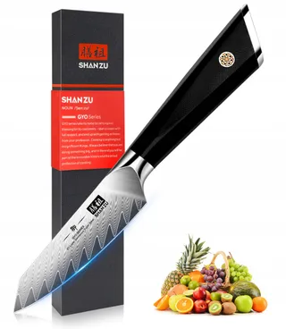 SHAN ZU GYO Series Damast Schilmes 9,3cm Scherp