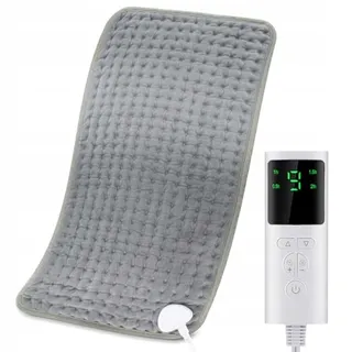 Elektrisch Verwarmingskussen 9 Standen Timer Wasbaar 12x24 — miniatuur 1