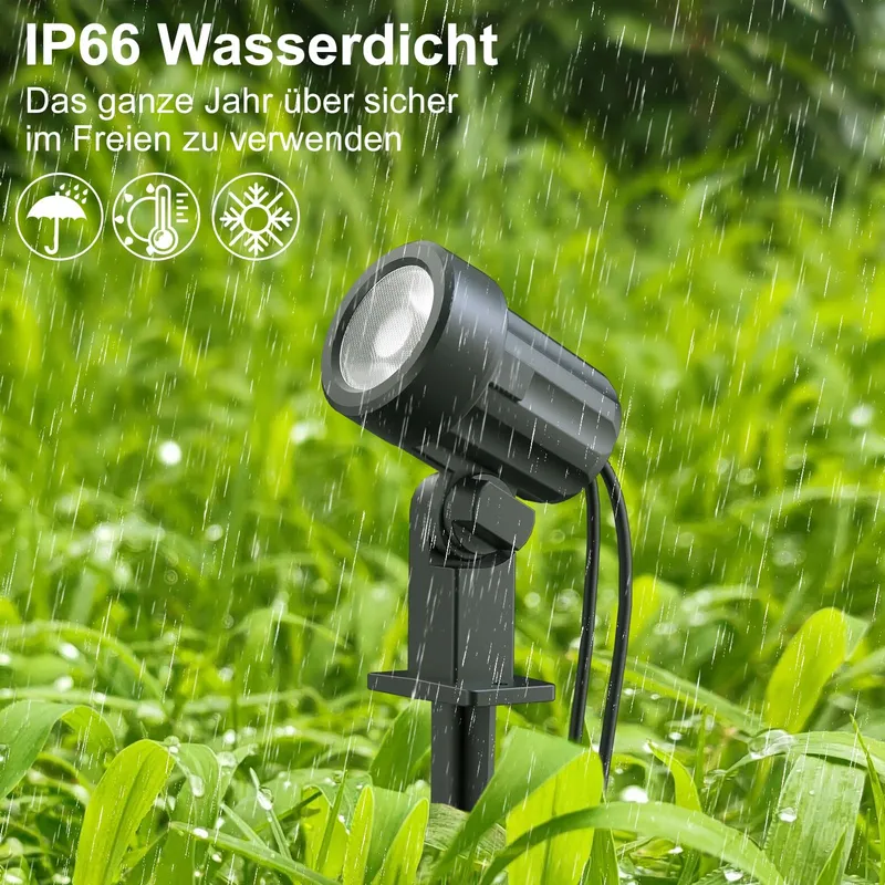 MEIKEE Solar Buitenspots 3 Stuks IP66 Waterdicht — foto 6